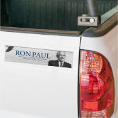 Ron Paul 2012 RESTORE AMERICA NU Bumpersticker (Op Truck)