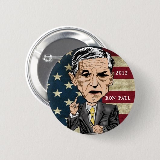 RON PAUL 2012 REVOLUTION BUTTON (Voorkant /achterkant)