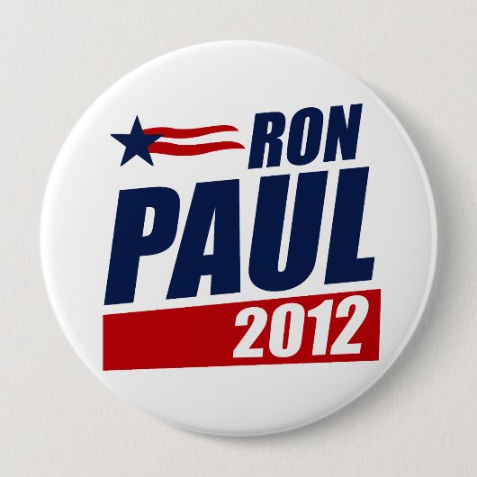 RON PAUL 2012 RONDE BUTTON 4,0 CM (Voorkant)