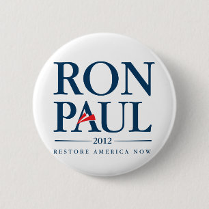 Ron Paul 2012 Ronde Button 5,7 Cm