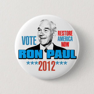 Ron Paul 2012 Ronde Button 5,7 Cm