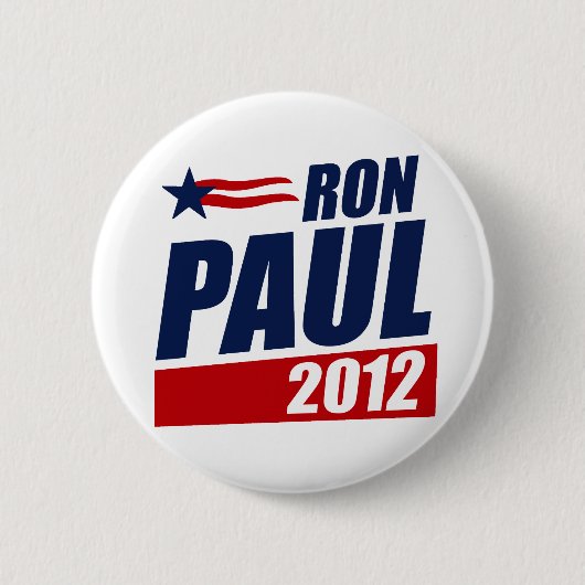 RON PAUL 2012 RONDE BUTTON 5,7 CM (Voorkant)
