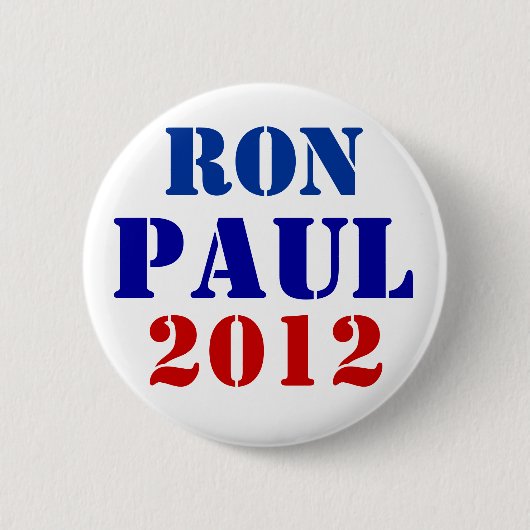 Ron Paul 2012 Ronde Button 5,7 Cm (Voorkant)