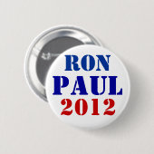 Ron Paul 2012 Ronde Button 5,7 Cm (Voorkant /achterkant)