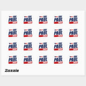 RON PAUL 2012 RONDE STICKER (Vel)