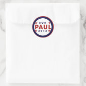 Ron Paul 2012 Ronde Sticker (Tas)