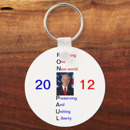 Ron Paul 2012 Sleutelhanger (Voorkant)