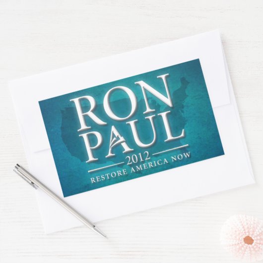 Ron Paul 2012 Sticker (Envelop)
