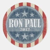 Ron Paul 2012 Sticker (Voorkant)
