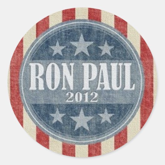 Ron Paul 2012 Sticker (Voorkant)
