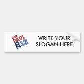 RON PAUL 2012 SWAY BUMPERSTICKER (Voorkant)