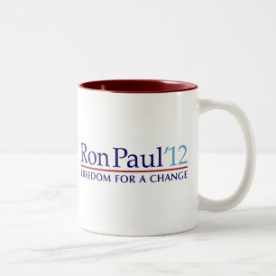 Ron Paul 2012 Tweekleurige Koffiemok