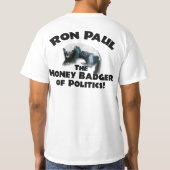 Ron Paul 2012 voor President T-shirt (Achterkant)