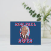 Ron Paul 2012 voor President USA Briefkaart (Staand voorkant)