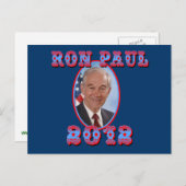 Ron Paul 2012 voor President USA Briefkaart (Voorkant / Achterkant)