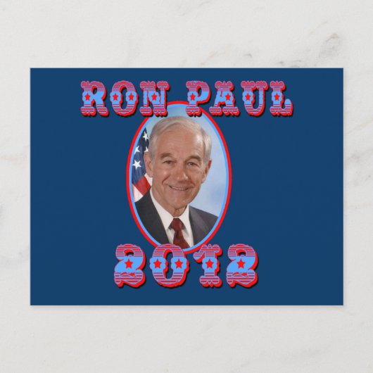 Ron Paul 2012 voor President USA Briefkaart (Voorkant)