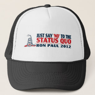 Ron Paul 2012 - Zeg enkel NEE tegen de Status Quo Trucker Pet