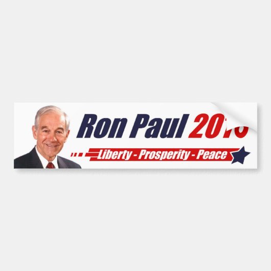 Ron Paul 2016 Bumpersticker (Voorkant)