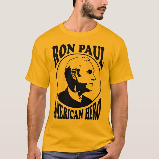 Ron Paul American Hero T-shirt (Voorkant)