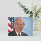 Ron Paul Briefkaart (Staand voorkant)