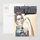 Ron Paul Briefkaart (Voorkant / Achterkant)