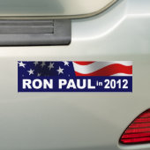 Ron Paul Bumpersticker (Op auto)