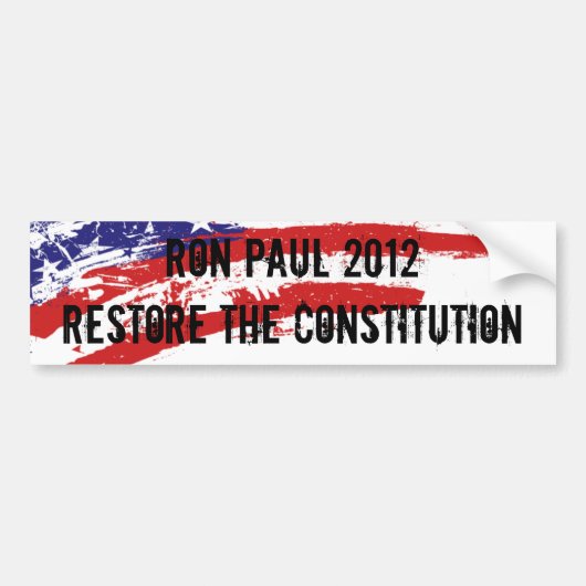 Ron Paul Bumpersticker (Voorkant)