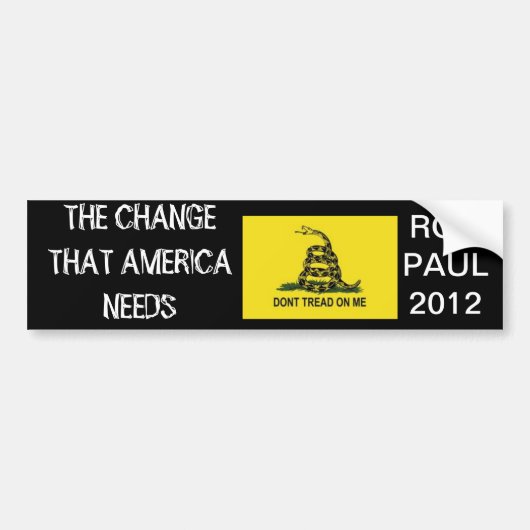 Ron Paul Bumpersticker (Voorkant)