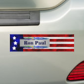 Ron Paul Bumpersticker (Op auto)