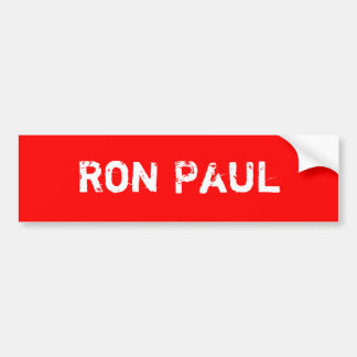 Ron Paul Bumpersticker