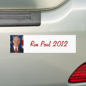Ron Paul Bumpersticker (Op auto)