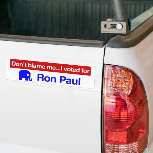 Ron Paul Bumpersticker (Op Truck)
