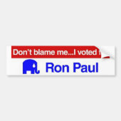 Ron Paul Bumpersticker (Voorkant)
