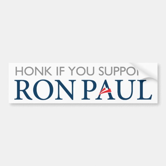 Ron Paul Bumpersticker (Voorkant)
