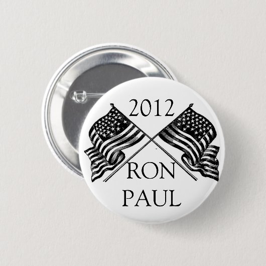 RON PAUL BUTTON 2012 (Voorkant /achterkant)