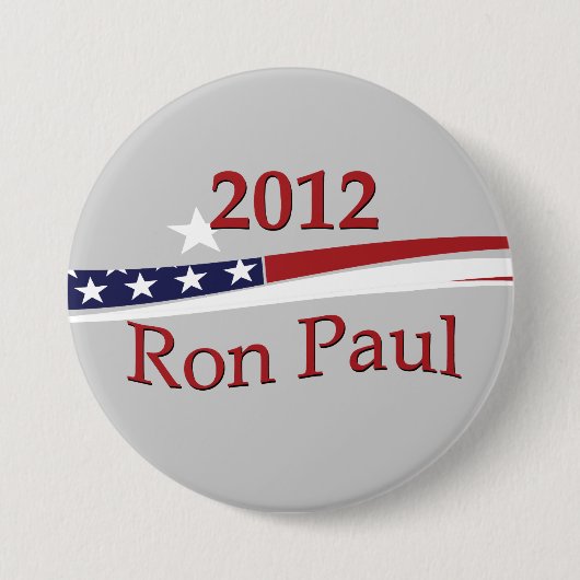 Ron Paul Button/Pin Ronde Button 7,6 Cm (Voorkant)
