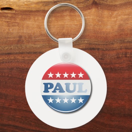 RON PAUL CAMPAIGN BUTTON SLEUTELHANGER (Voorkant)