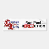 Ron Paul Campaign for Liberty Revolution Bumpersticker (Voorkant)