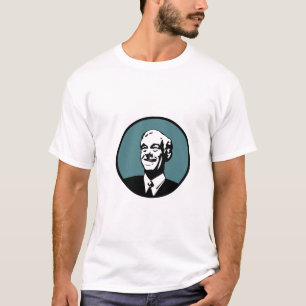 Ron Paul Circle Blue Grn T-shirt
