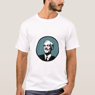 Ron Paul Circle Blue Grn T-shirt
