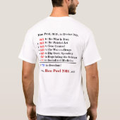 Ron Paul: de grondwet nieuw leven inblazen T-shirt (Achterkant)