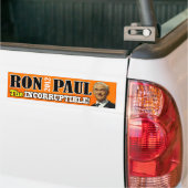 Ron Paul - De onbedorven! Bumpersticker (Op Truck)