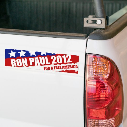 Ron Paul - de verandering die we nodig hebben Bumpersticker (Op Truck)