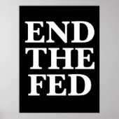 RON PAUL EIND HET FED POSTER (Voorkant)