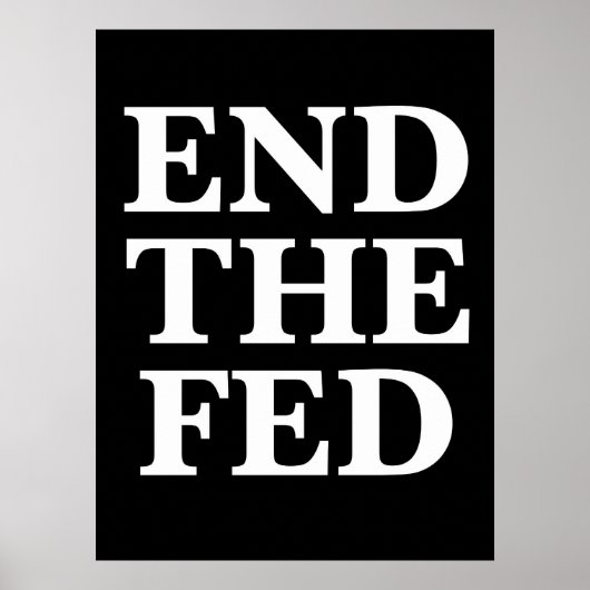 RON PAUL EIND HET FED POSTER (Voorkant)