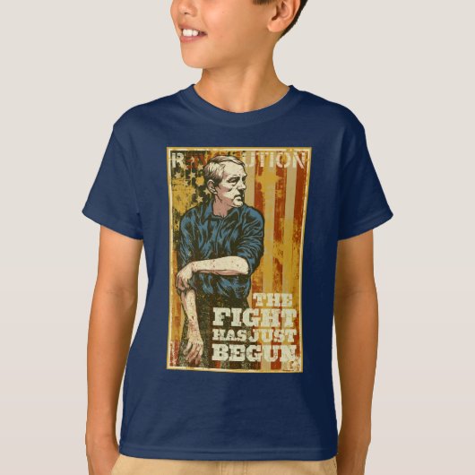 Ron Paul Fight is net begonnen met T-Shirt (Voorkant)