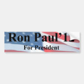 Ron Paul For President Bumpersticker (Voorkant)