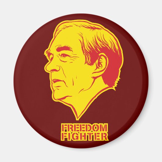 Ron Paul Freedom Fighter Magnet (Voorkant)