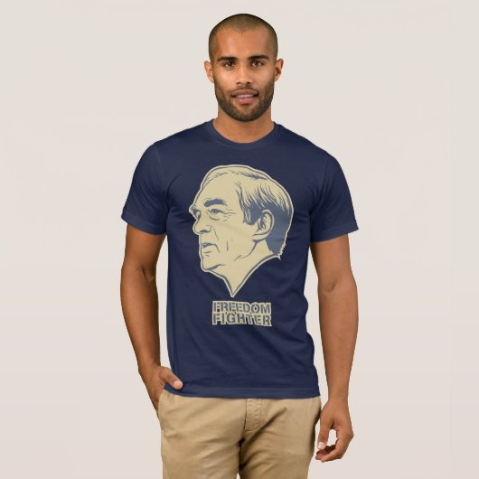 Ron Paul Freedom Fighter Shirt (Voorkant volledig)