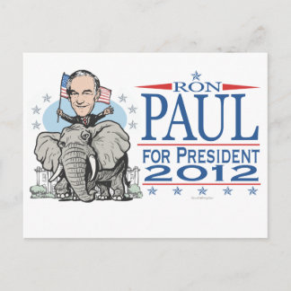 Ron Paul GOP Mascot 2012 Briefkaart